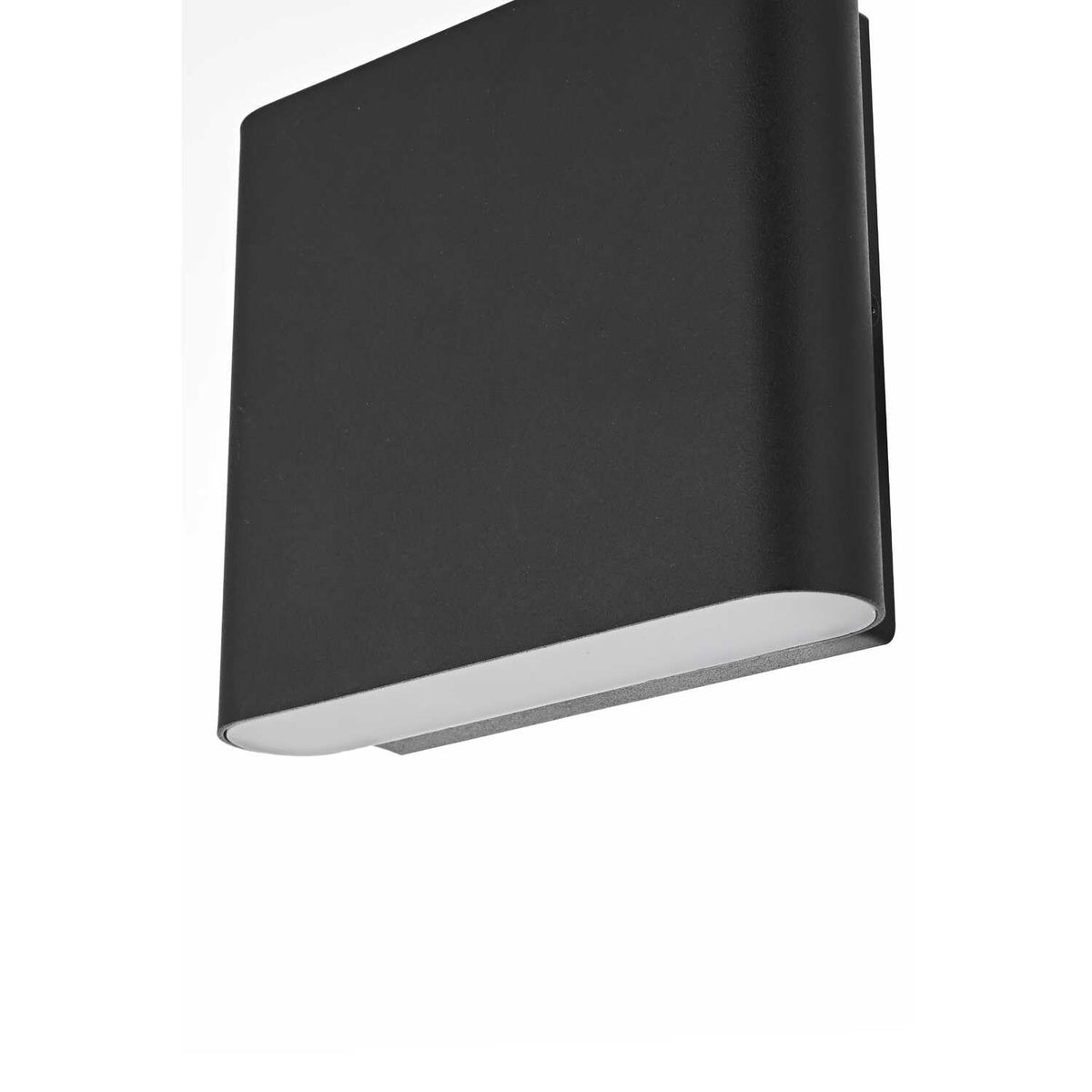 Clyde LED Outdoor Wall Sconce Black by Lighting Design – 8", Aluminum, Black, Model OD507W9BK