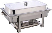 HUBERT Chafer 9 1/2 Quart Stainless Steel - 24 4/5"L x 13 4/5"W x 12 3/5"H