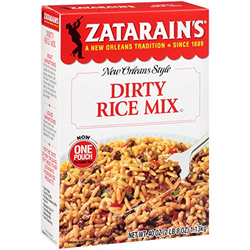 Zatarain's Dirty Rice / 40 Ounce (Pack of 1) / 1 Dirty Rice