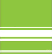 Creative Converting Coordinates Collection Plastic Banquet Table Cover, Fresh Lime Stripe
