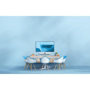 Rally Bar Mini All-in-One Video Bar for Small to Medium Rooms by Logitech – 3.6" x 28.3" x 4", White, Model 960-001348