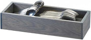 Ashwood Collection – Flatware Organizer – 15W x 6D x 3H – Gray-Washed Oak