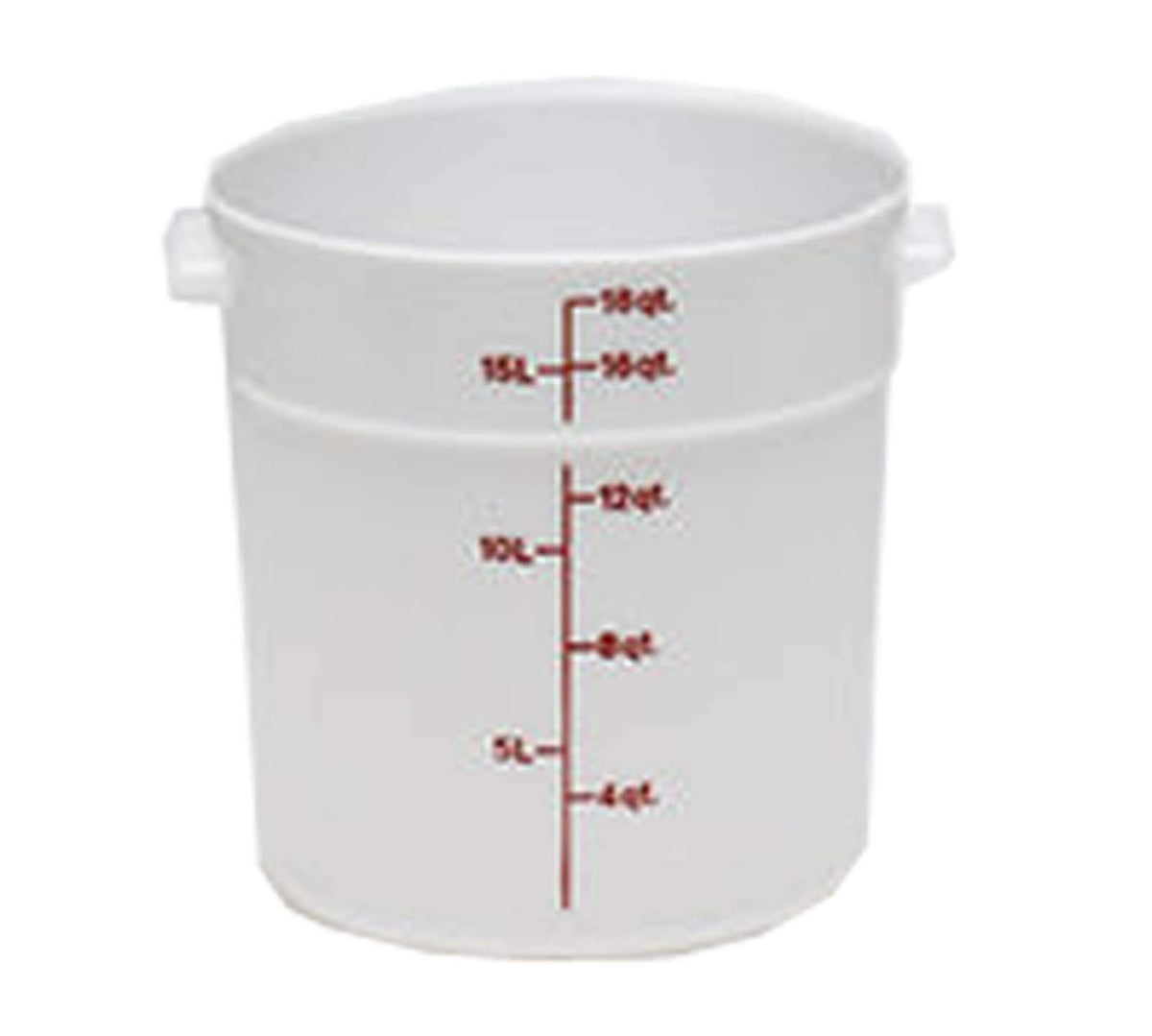 RFS18148 Storage Container by Cambro – 18 Quart, Polyethylene, Natural White