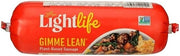 Lightlife Gimme Lean Plant-Based Veggie Sausage Roll, Fat-Free Vegan Breakfast Sausage Alternative, 14 Ounce (Pack of 14)