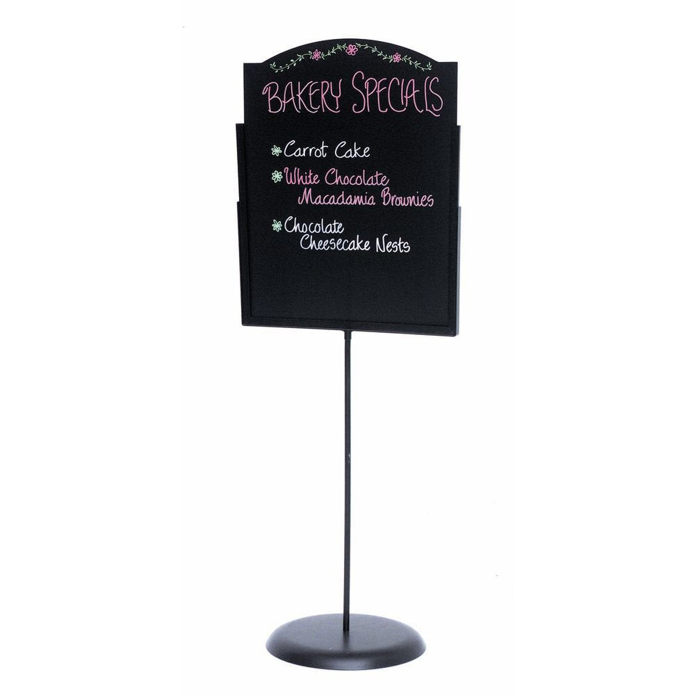 Dry Erase Panel by HUBERT – Plastic, Black