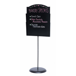 Dry Erase Panel by HUBERT – Plastic, Black