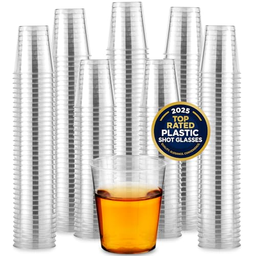 Stock Your Home 1000 Pack / 1.5 ounces / Clear Shot Glasses