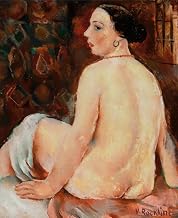 Nu au collier rouge Poster Print by Vera Rockline (24 x 36)