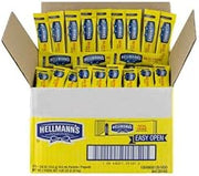 Hellmanns Real Mayonnaise Stick Packets, 0.38 Oz Individual Single Serve Mayo Packets, Bulk Condiments for Meal Prep, Travel, and Food Service, 210 Count Box