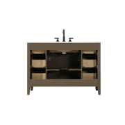 48" Single Bathroom Vanity in Chocolate Oak by Elegant Kitchen and Bath – unspecified, Aluminum, Chocolate, Model VF29848CO