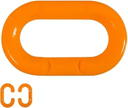 Mr. Chain Master Link, Acetal Copolymer, 2", Traffic Orange, 10/Pk