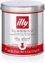 illy Ground Drip Coffee, Classico Medium Roast, 4.4 oz