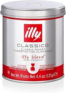illy Ground Drip Coffee, Classico Medium Roast, 4.4 oz