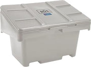 Global Industrial Lockable Outdoor Storage Container, 42" Lx29 Wx30 H, 11 Cu. Ft., Gray