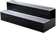 Krowne KR-2T48-L Royal Series 48" 2-Tier Lighted Liquor Display, Cord on Left
