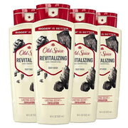 Old Spice 18 Fl Oz (Pack of 4) / Revitalizing with Charcoal / 1 Body Washes
