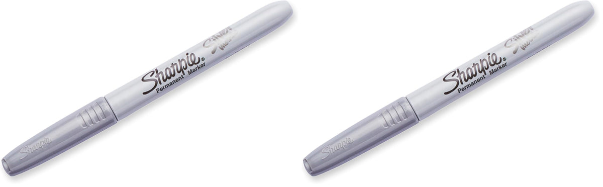 Sharpie Silver / 1 Count (Pack of 2) / Fine Point Permanent Markers