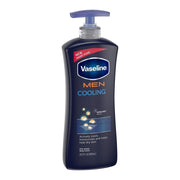 Men Cooling Hydration Body Lotion by Vaseline – 20.3 Fl Oz (Pack of 6), Pack of 6, Model 07114