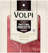 Volpi Traditional Presliced Prosciutto, 16 Ounce -- 6 per case.