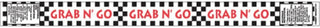 HUBERT "Grab 'N' Go" Band-It Label - 13 3/4"L x 1"H, 500 Per Roll