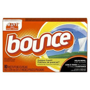 80068 Outdoor Fresh Scent Fabric Softener Sheets 80 Count by Bounce – 1 Count (Pack of 80), Pack of 9, Model 34085