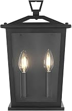 Richmond Two Light Outdoor Wall Sconce Black