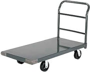 Global Industrial Platform Truck w/Steel Deck, 6" Rubber Casters, 48 x 30, 2000 Lb. Capacity
