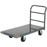 Platform Truck w/Steel Deck by Global Industrial – 48"L x 30"W x 5.46"H, Alloy Steel, Gray, Model 952122
