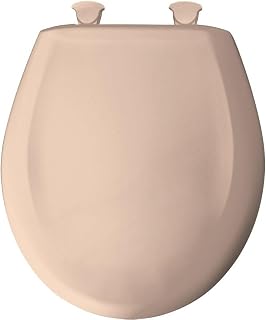 Bemis 200SLOWT 643 Lift-Off Plastic Round Slow-Close Toilet Seat, Desert Bloom