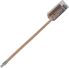 American METALCRAFT, Inc. American Metalcraft 1597 Wood Handle Oven Brush, Aluminum-Threaded Tip, 40-Inch Handle, Brown