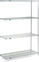 4 Tier Wire Shelving ADD-ON Unit, Stainless Steel, 24W X 24D X 63H