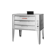 Large Gas Deck Oven For Baking & Roasting - One 981 Base Section With 27-1/2 Inch Black Adjustable Legs by Blodgett – Black/Stainless-Steel, Model 981 SINGLE