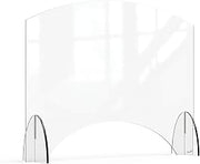 Rosseto AG010 Avant Guarde 36x28 Acrylic Sneeze Guard with Pass-Through Window, 1 EA
