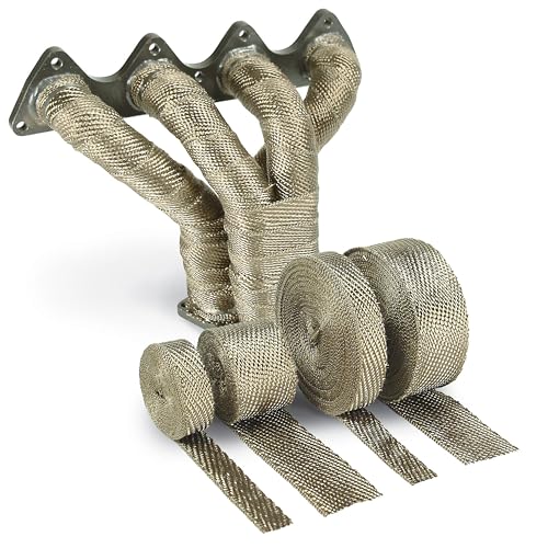 Design Engineering 2" x 100' / Titanium / 1 Heat Wrap, Matting & Sleeving