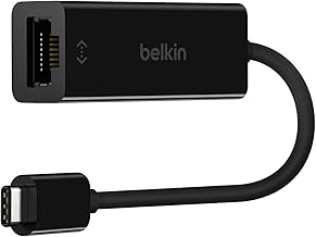 Belkin USB-C to Ethernet Adapter,Gigabit Ethernet Port Compatible for MacBook Pro & Dell XPS 13” Laptops, Pack of 6
