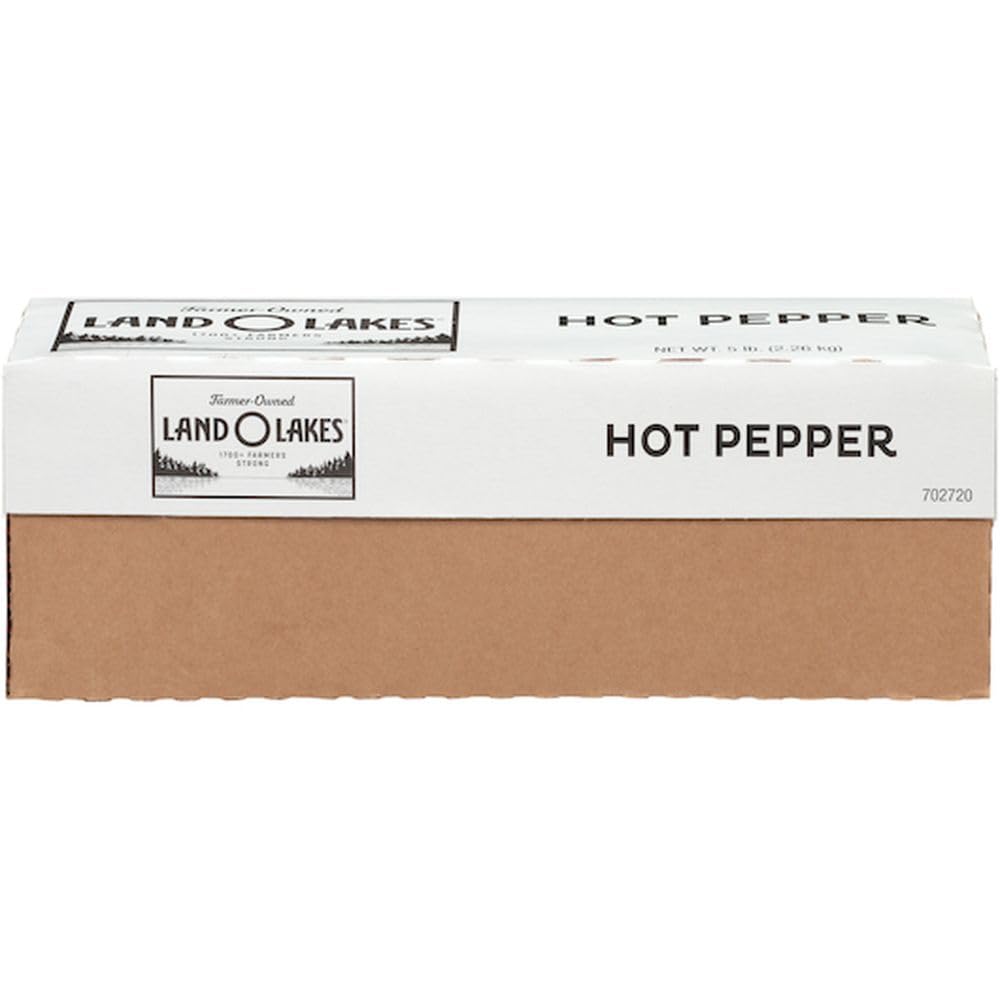 Hot Pepper Deli American Cheese Product by Land O Lakes – Large, Pack of 2