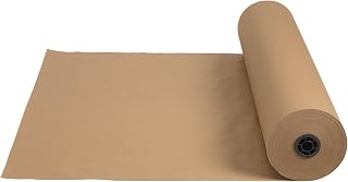 Colorations 36" 40 lb. Butcher Paper Roll - Tan - School Art Supplies, Craft Projects for Kids, Gift Wrap, Classroom, Home, Drawing, Coloring