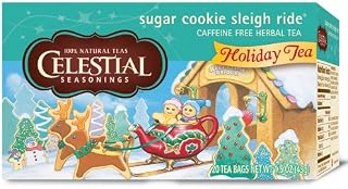 Celestial Seasonings Tea Sugar Cookie Sleigh Ride, 20-count (Pack of6)