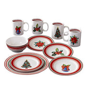American Atelier Red/Green / 10.5x10.5" / 1 Dinnerware Sets