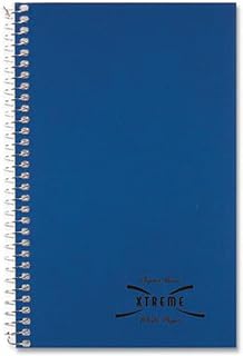 Rediform National Kolor Kraft Cover Notebook, College Ruled, Blue, 1 Subject, 7.75" x 5", 80 Sheets (33502)