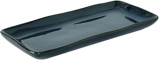 Tuxton GAN-550 Vitrified China Artisan Tray, 11-5/8" x 5-1/8", Night Sky (Pack of 12),