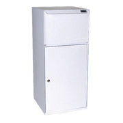 dVault White / 19"L x 19"W x 40"H / Industrial Package Drop Boxes & Lockers