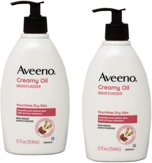 Aveeno Creamy Moisturizing Oil - 12 oz - 2 pk
