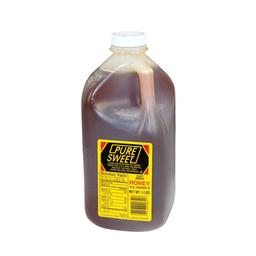 Light Amber Plastic -- 6 Case 5 Pound by Honey – Pack of 6
