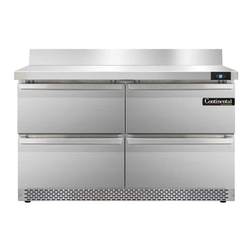 SW48-BS-FB-D Two Section Work Top Refrigerator 48" W by Continental Refrigerator – Model r290