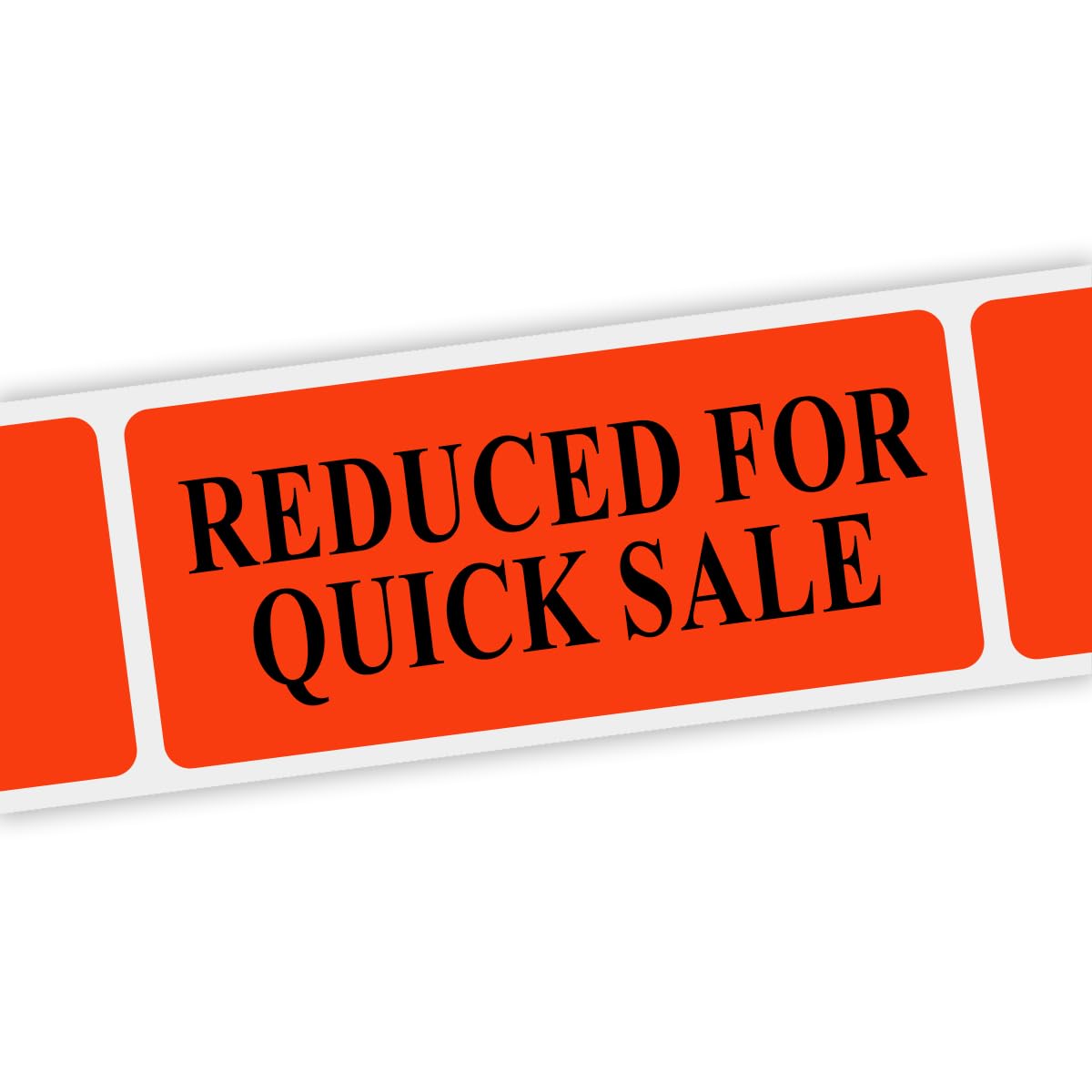 Specialty Printing Reduced for Quick Sale Grabber Label Dayglo Red with Black Print by Phipps Label – 1.375 x 3/4 inches, Paper, Dayglo Red With Black Print, Model 80452