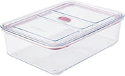 Prepara Latchlok Click Container, 14.5 Cup Large Family Food Storage - Rose