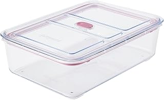 Prepara Latchlok Click Container, 14.5 Cup Large Family Food Storage - Rose