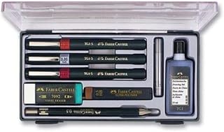 Faber-Castell TG1-S Technical Drawing Pens - College Set (3 Line Widths - 0.18, 0.25, 0.35mm)