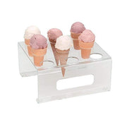 Countertop Ice Cream Cone Stand by DISPENSE-RITE – Acrylic, Model CTCS-9C